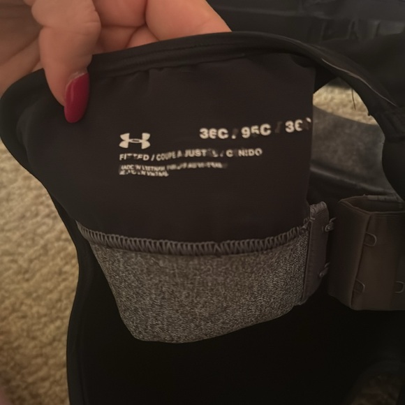 3 Underarmor High-Support Sporta Bra (Size 36C) - Picture 3 of 5